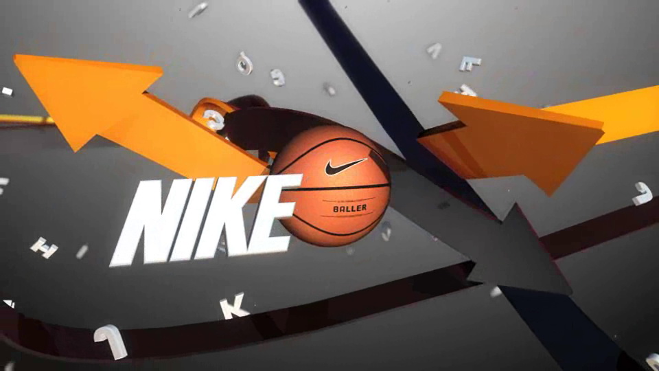 Standbild aus einem 3D Messefilm für Nike