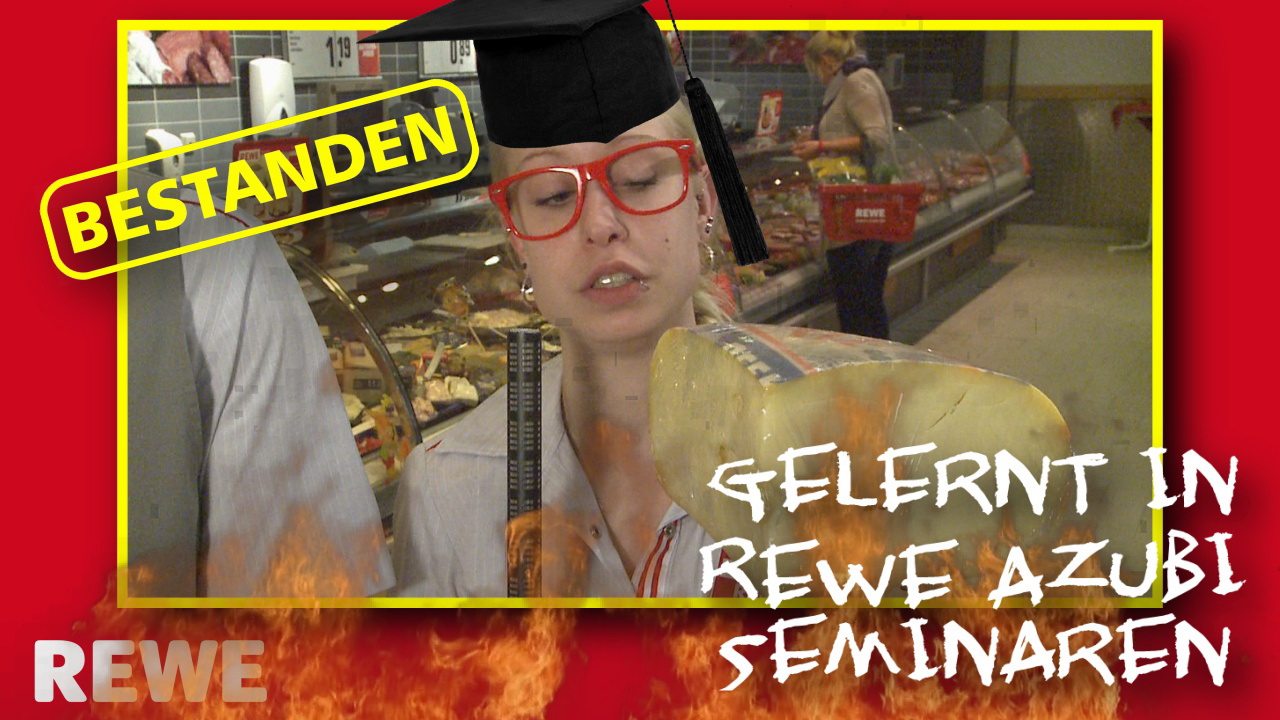 Standbild aus dem REWE Azubifilm für Facebook